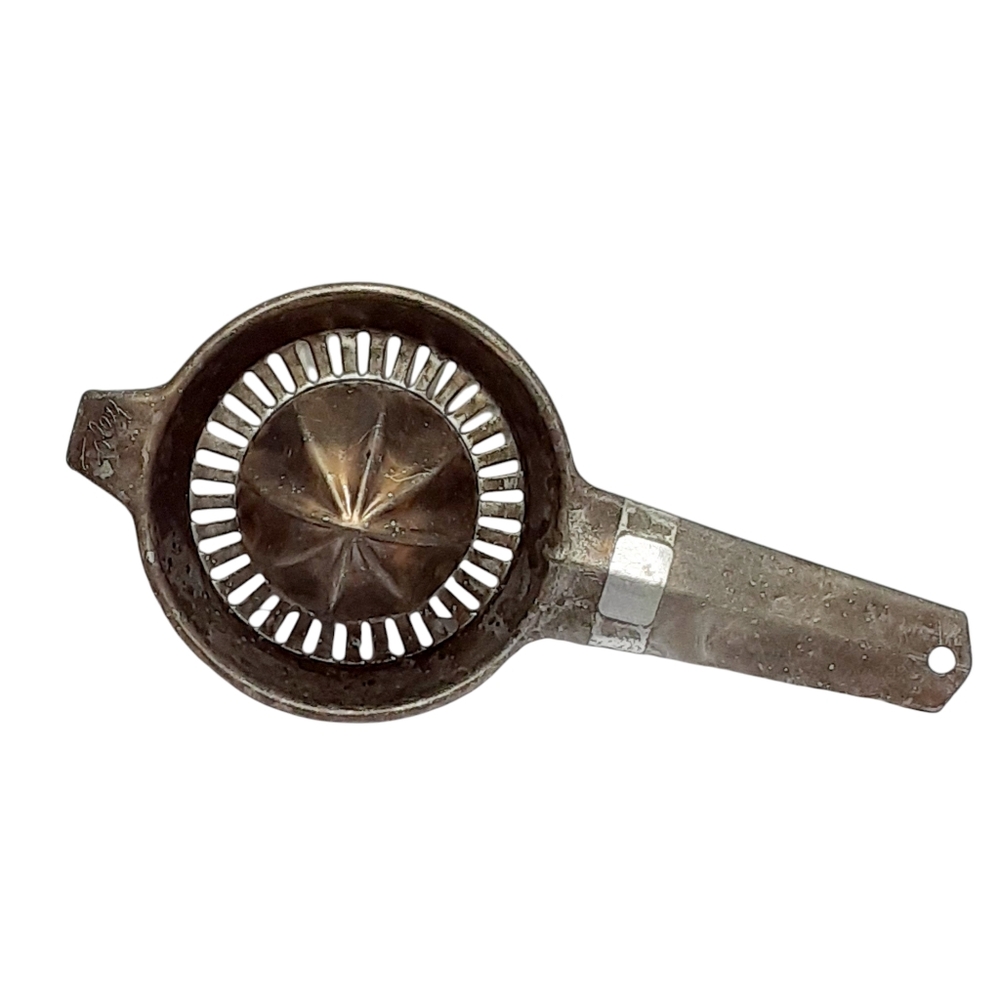 Foley Aluminum Juicer Vintage Handheld Manual Citrus Reamer with Seed Screen
